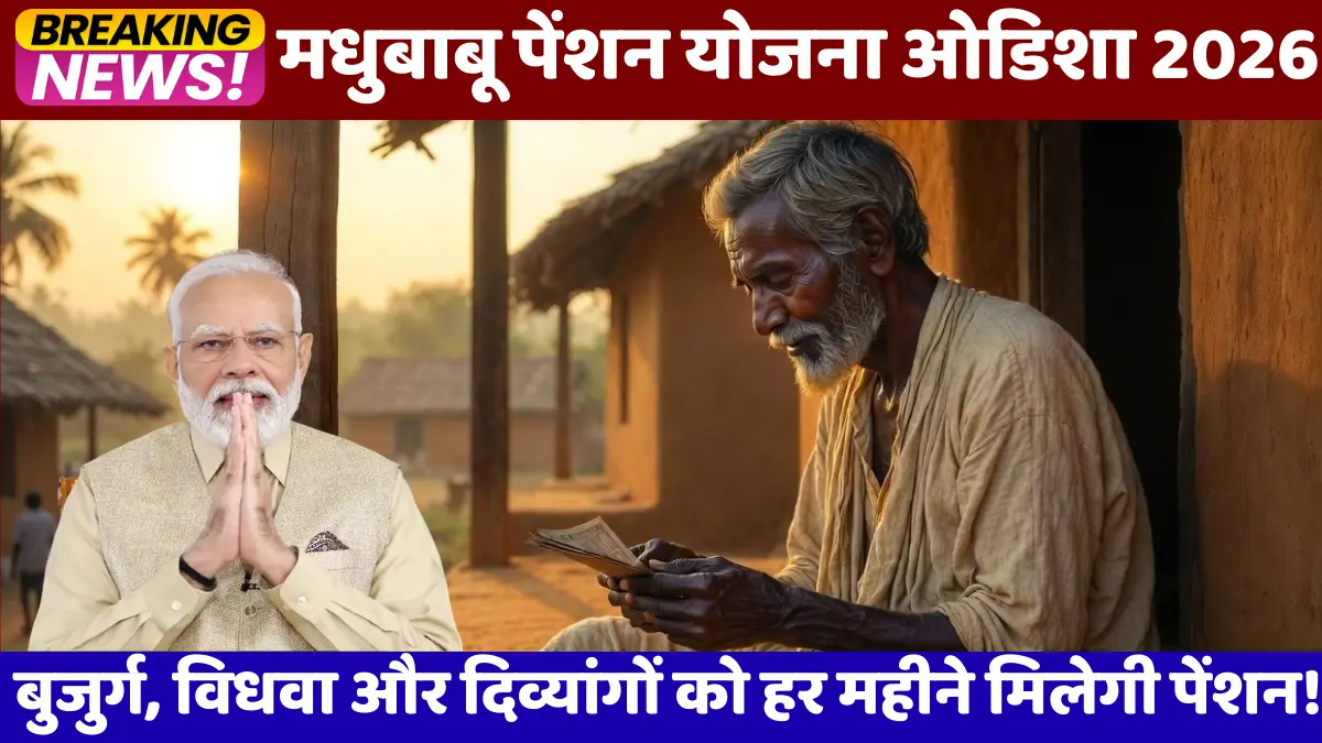 मधुबाबू पेंशन योजना 2026– ओडिशा बुजुर्ग, विधवा और दिव्यांगों को हर महीने मिलेगी पेंशन!